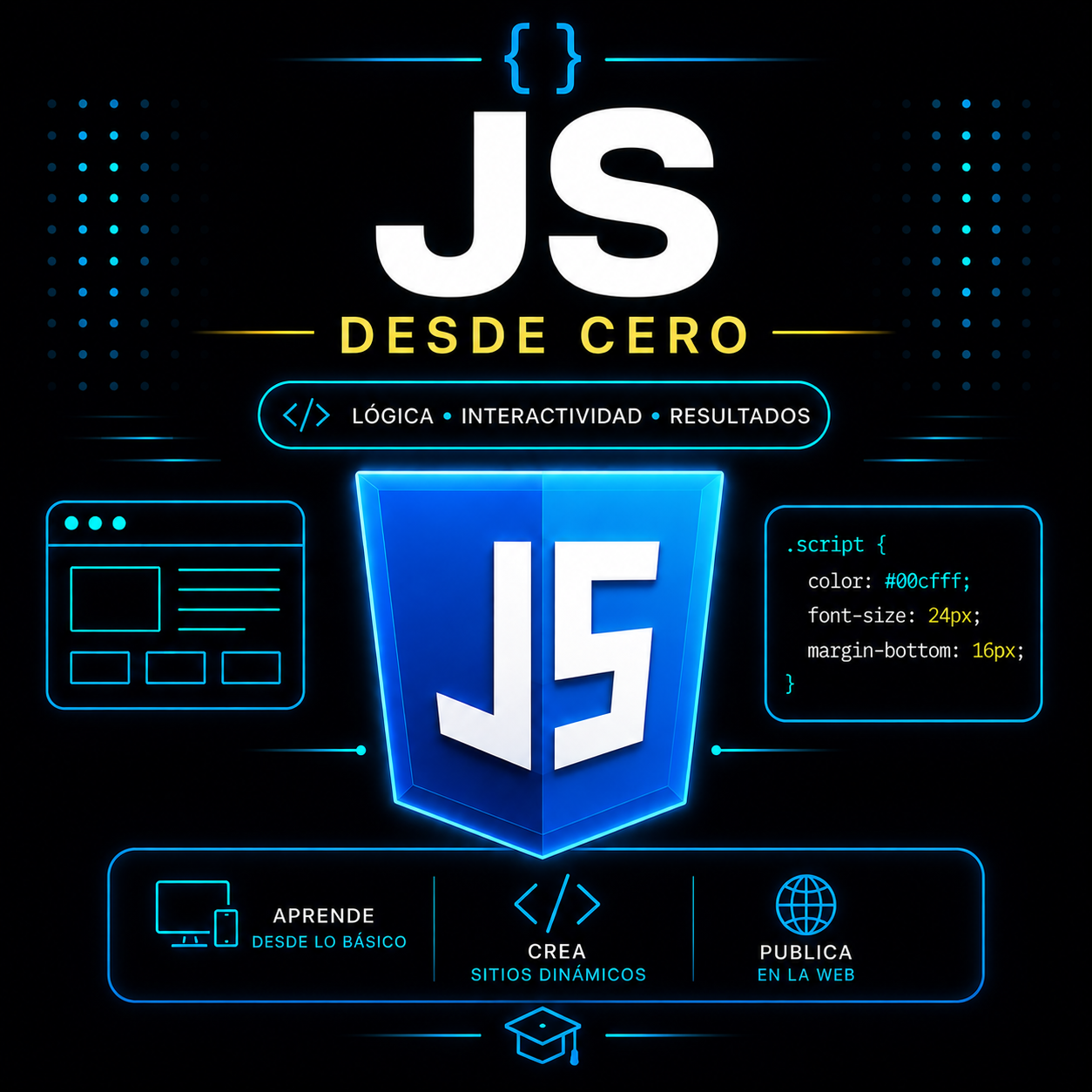 Logo del curso JavaScript desde cero