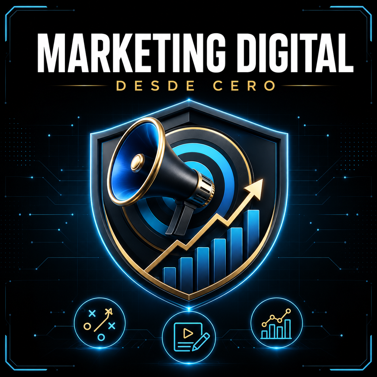 Logo del curso Marketing digital desde cero