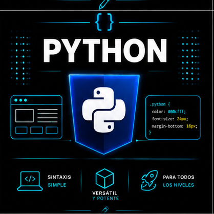 Logo del curso Python desde cero