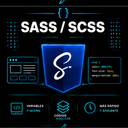 Logo del curso Sass y SCSS